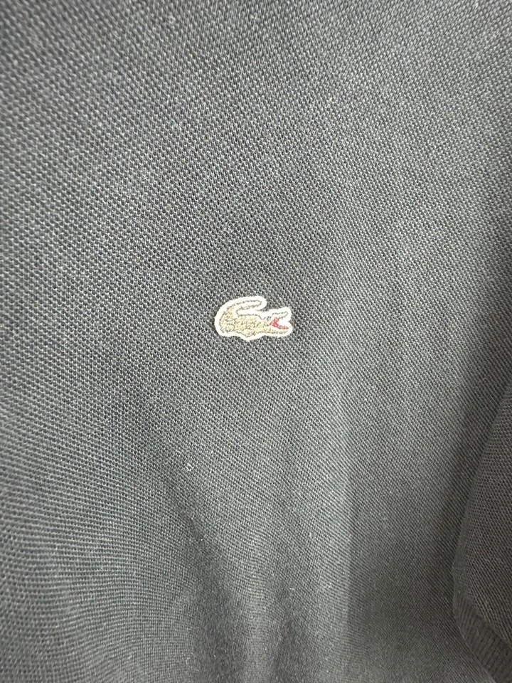 POLO HOMBRE LACOSTE EDICIÓN LIMITADA (DORADO), MANGA CORTA, TALLA 8, NEGRO, USADO EN EXCELENTE ESTADO 3XL Foto 3 de 4