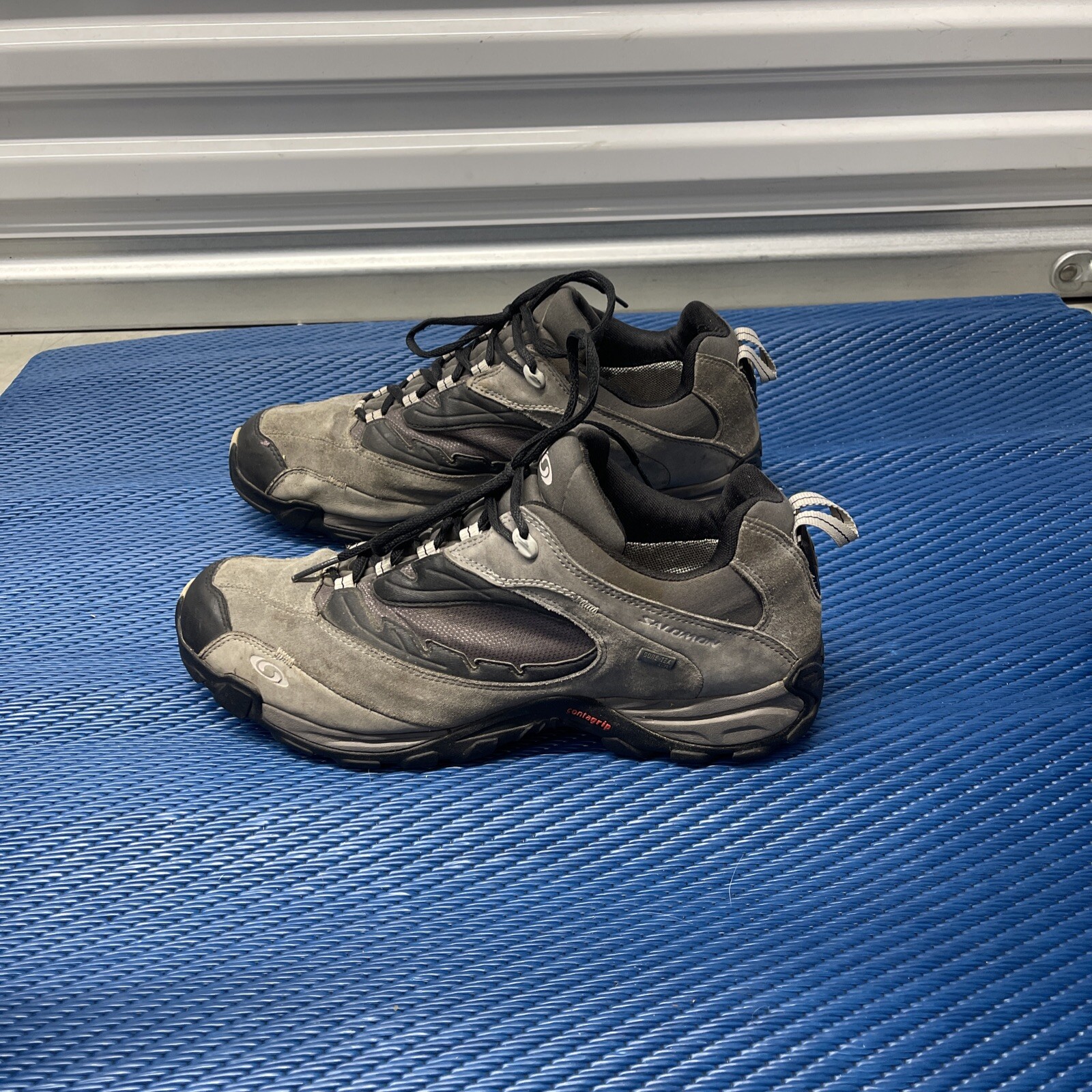 Salomon Contagrip scarpe da trekking in pelle ortolite donna 13 trail outdoor