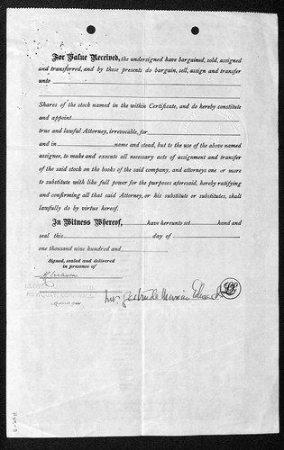 Very Scarce Vintage Stock Certificate 1910 Common-Wealth Mining - Tombstone AZ - Picture 3 of 3