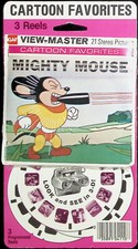 Mighty Mouse 3d View-Master 3 Reel Packet NEW SEALED 