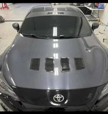 windshield visor banner matte black universal frs brz1