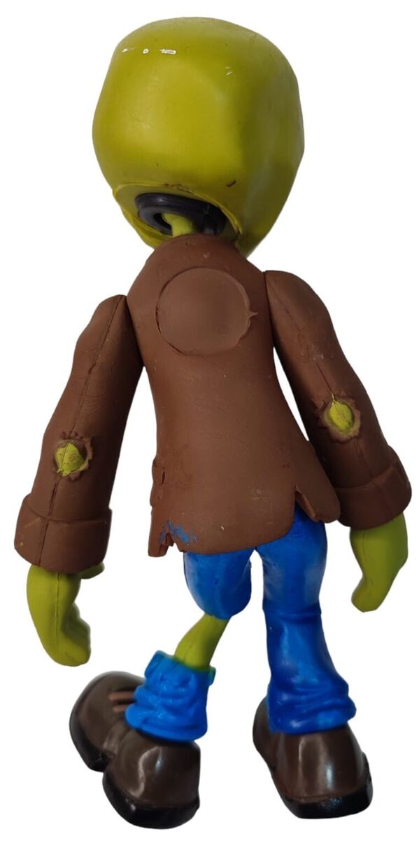 Zombie Plants Vs Zombies 7 hard plastic Mexican action toy figure
