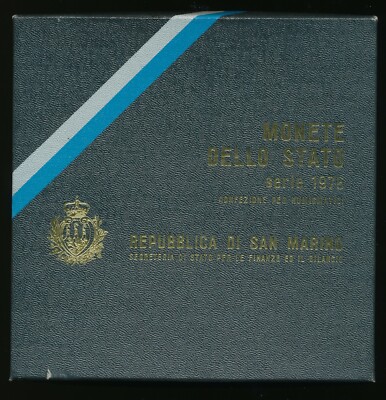 Monete Dello Stato Serie 1976 Repubblica Di San Marino                       m2 