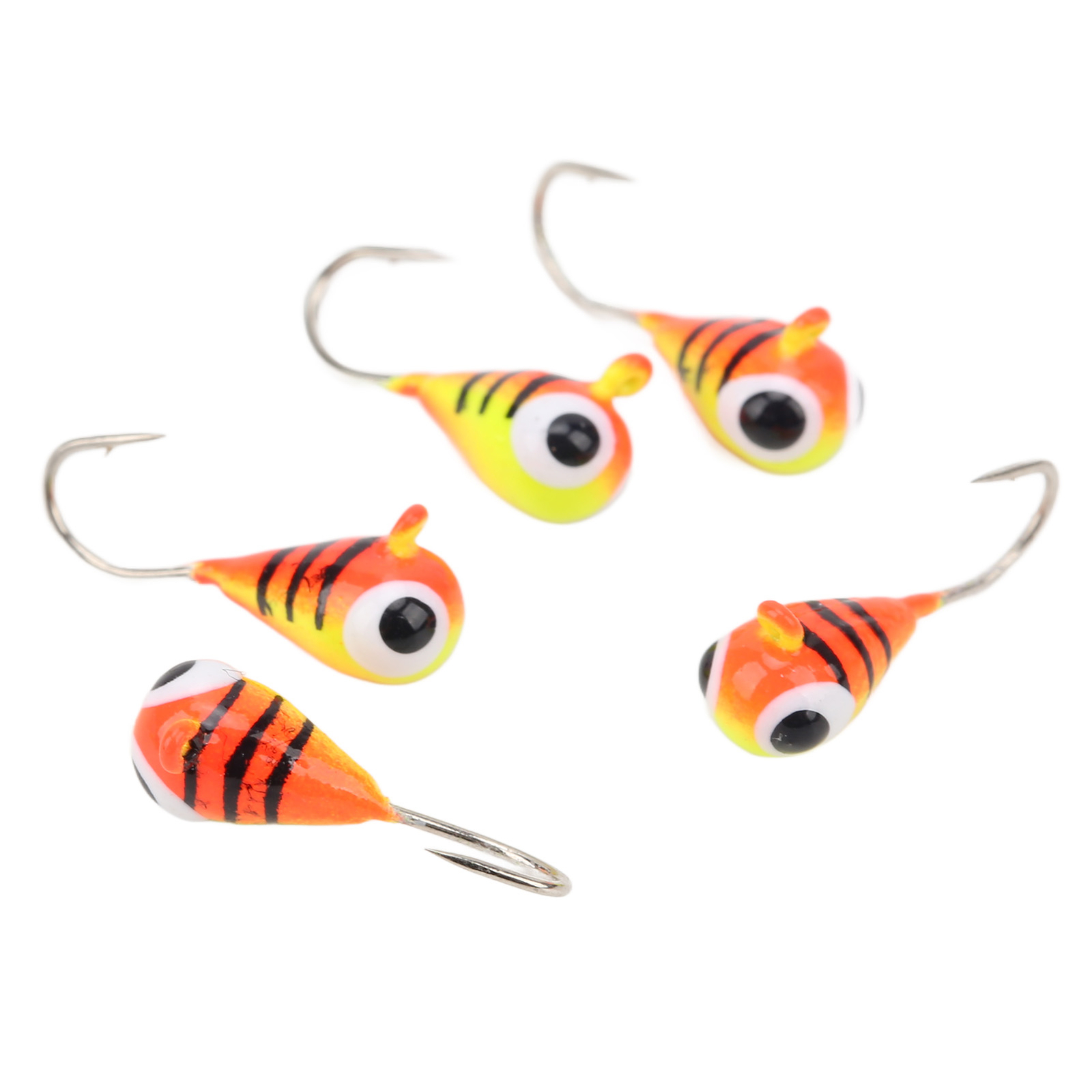 Ice Fishing Jigs Kit Ice Fishing Lures Rich Colors 5PCS For River