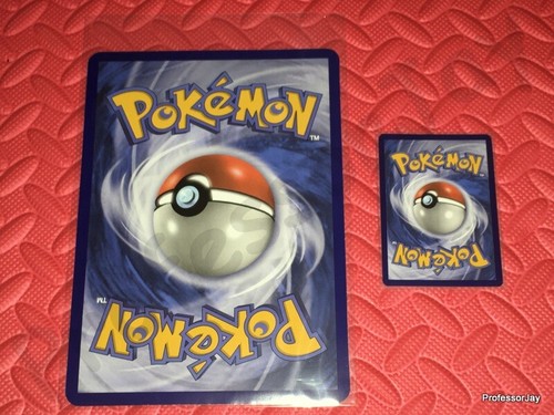 Pokemon Cards ( 2x ) JUMBO OVERSIZED HUGE EMPTY TOPLOADERS + SLEEVES + BAGS TCG - Picture 6 of 12