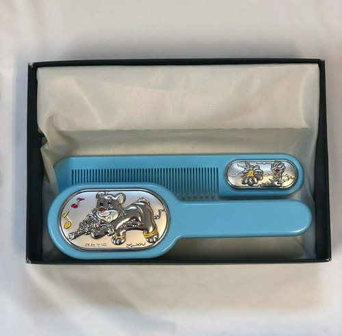Argenti Sterling Silver Hair Brush Set - Picture 2 of 5