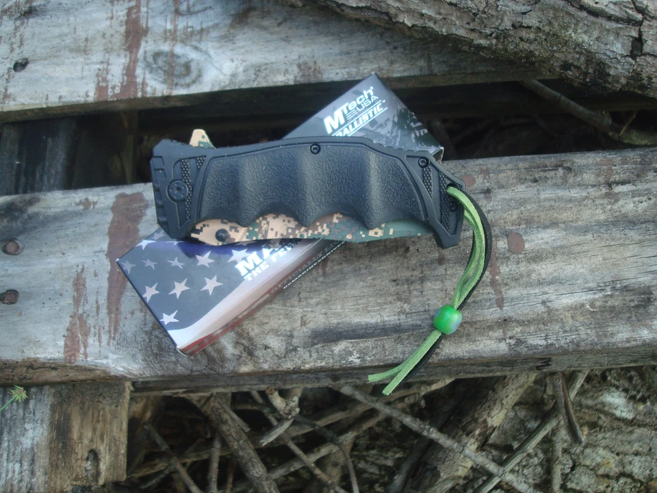 Navaja de bolsillo plegable asistida Mtech M-A1039DM Marines de Estados Unidos Foto 3 de 3