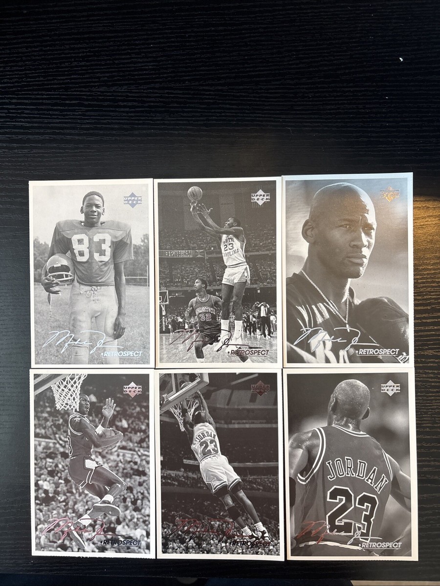 1998 Upper Deck Michael Jordan Retrospect Postcards Complete