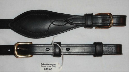 NOS Ideal Equestrian Leather Carriage Driving Pony Size Harness False Martingale - Picture 2 of 12