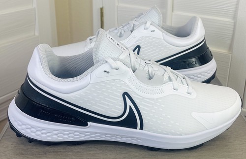 Nike Infinity Pro 2 weiß/schwarz/Photon Dust Golfschuhe DJ5593-115, Herren 8 - neu