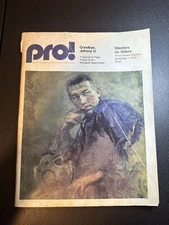 PRO Football Magazine Steelers vs. Oilers, Dec 1, 1974