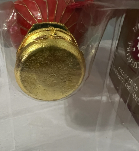 Dillards Trimmings Cloisonne Hot Air Blown Christmas Ornament 2007 - Picture 4 of 5