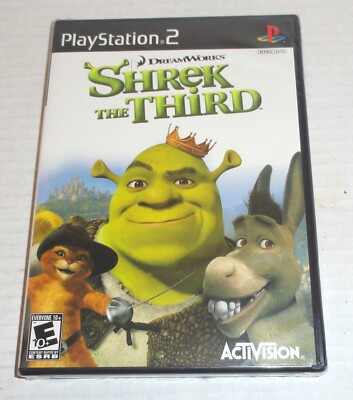 Shrek The Third (Sony Playstation 2, 2007) NEW, Sealed