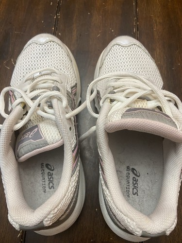 Asics Gel Speva Womens Running Sneakers Size 6 White Gray Pink Shoes TN871 Nice! - Picture 5 of 6