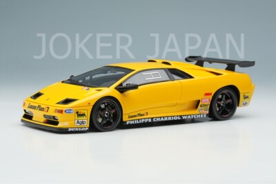 Make Up EIDOLON 1/43 Lamborghini Diablo SVR Racing 1996 Yellow