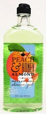 1 Bath  Body Works PEACH  HONEY ALMOND Body Wash Shower Gel Shea  Vitamin E