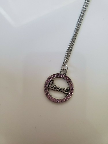Paparazzi Love Pink Show Me Some Love Rhinestones Necklace & Earrings - 第 3/5 張圖片