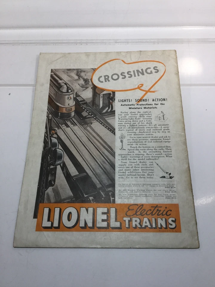 Rare Lionel Model Engineer Magazine Sample Copy, Volume1, #1 Issue 1936 EXC - Image 4 of 4
