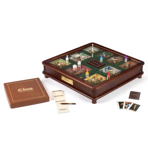 Clue Luxury Edition Wood Wooden Collector's Board Game New Premium Collectible - Picture 6 of 8