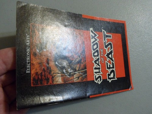 Shadow of the Beast solo manual e ilustraciones, ¡SIN JUEGO/ESTUCHE! SEGA Genisis original - Imagen 8 de 12