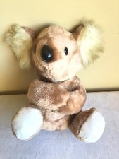 Vintage California Stuffed Toys Koala Hook And Loop Hands Koala Plush Toy 10"H
