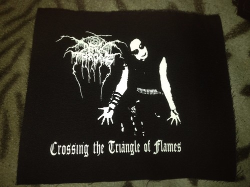 Darkthrone Siebenbürgischer Hunger True Norwegisch Schwarz Metall Flammen Leinwand Aufnäher - Bild 27 von 30