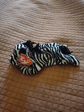 TY beanie baby retired 1995 ziggy the zebra 4th generation  #4063 
