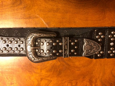Guess Black Belt with Silver Studs Women main image 4