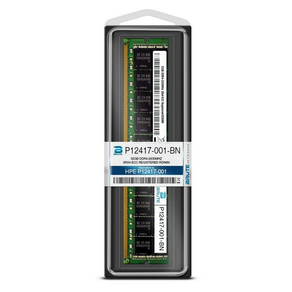 P12417-001 - HPE Compatible 32GB DDR4-2933Mhz 2Rx4 ECC Registered RDIMM - Image 3 of 3