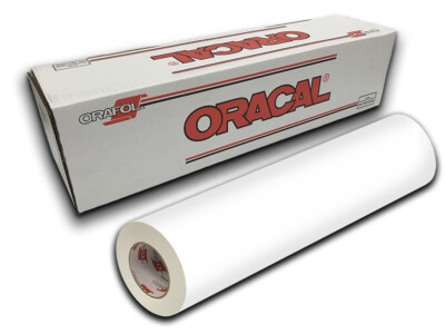 12'' X 10yd - White Gloss Oracal 651 Craft & Hobby Cutting Vinyl Roll