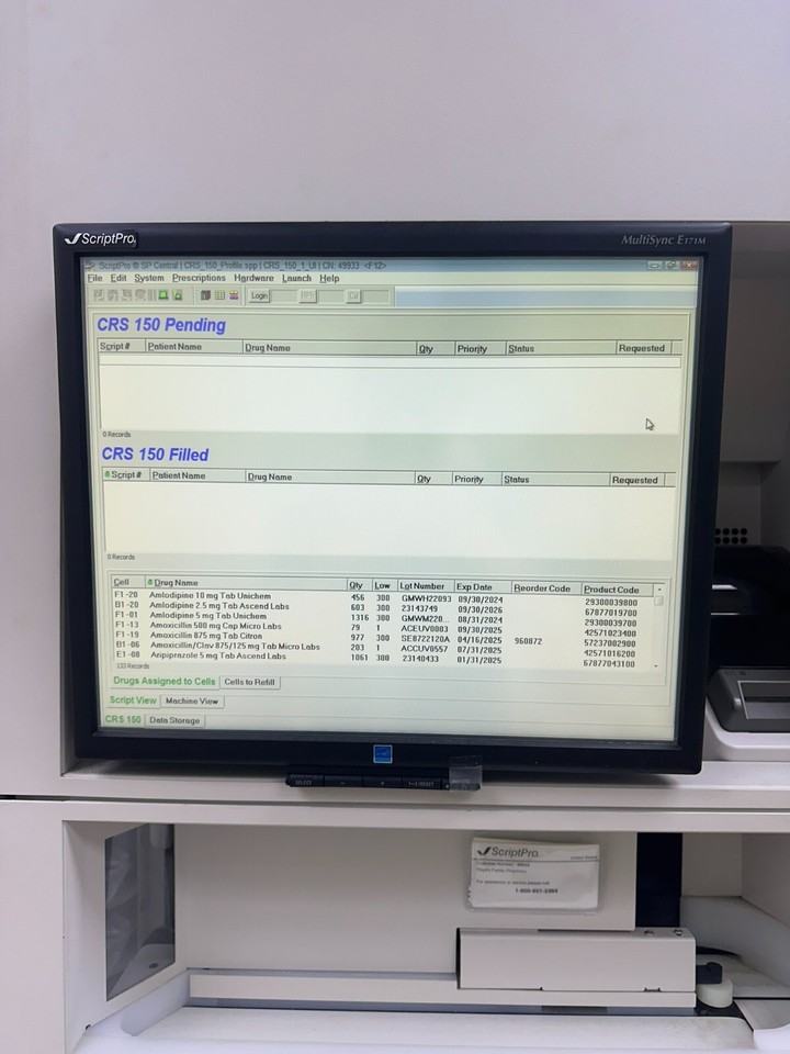 ScriptPro CRS150 Pharmacy Dispensing Robot eBay