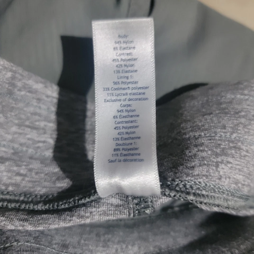 Pantalones de estudio de baile Ivivva de Lululemon para niñas Live To Move talla 6 gris a rayas Foto 4 de 4