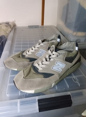 Mens New Balance Rare USA Made New Balance M 998 26.5cm US8.5 Gray 