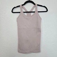 Lululemon 4 Ebb to Street Ribbed Tank Top Lavender Racerback Seamless Athleisure