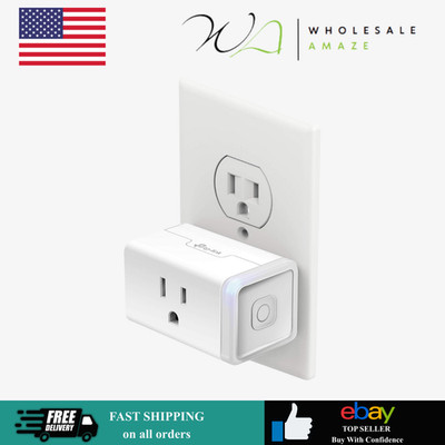Kasa Smart Plug Mini with Energy Monitoring, Smart Home Wi-Fi Outlet Works