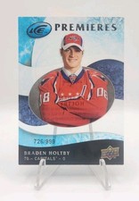 2009-10 Upper Deck Ice Premieres 726/999 Braden Holtby #142 Rookie RC 