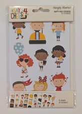 Simple Stories Say Cheese 4 Happy Kids Scrapbook Stickers Disney Vacation RARE