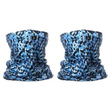 2pcs Summer Neck Gaiter Unisex Sun Protection Face Mask, Sapphire Blue