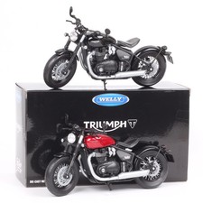 Welly 1/12 Scale Triumph Bonneville Bobber Motorcycle Model Diecast Toy Bike