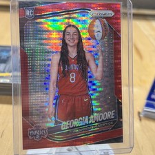 2025 Panini Prizm WNBA Georgia Amoore #140 Variation Rookie Red Pulsar /299