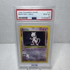 1999 POKEMON BASE SET UNLIMITED #10 MEWTWO HOLO PSA 10