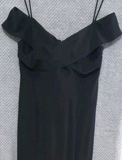 Black Night Way Evening Dress size 12/ Front split