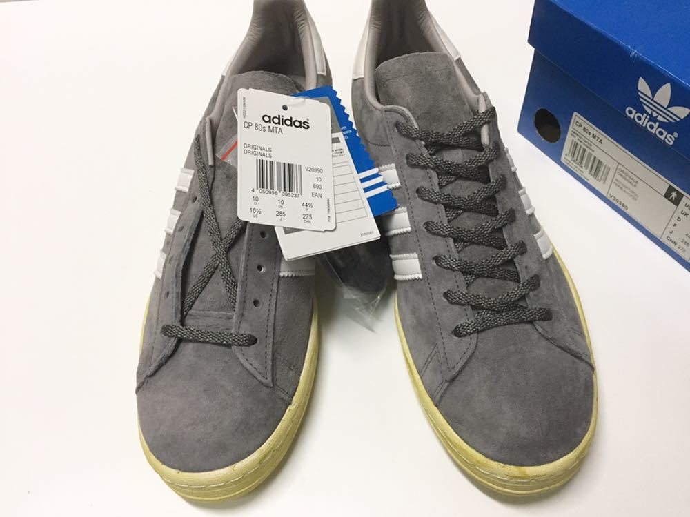 Deadstock 2011 Adidas Campus 80s Mita Color Gray Suede Sneaker Men 