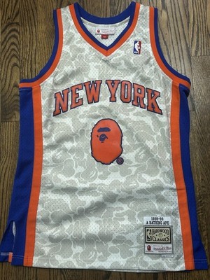 A Bathing Ape BAPE Mitchell & Ness New York Knicks Medium Jersey