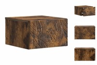 Nachttisch HäNgend Nachtschrank Nachtkommode GeräUcherte Eiche