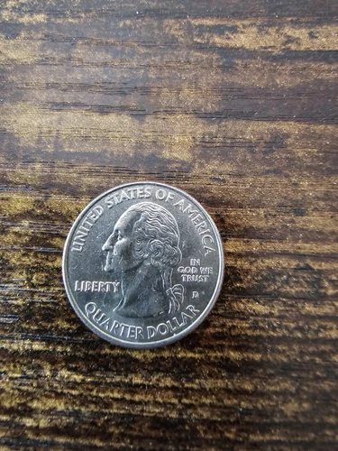 2009 D American Samoa Quarter With Wavy Planchet Stamp Error