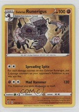 Galarian Runerigus Pokemon Sword & Shield Rebel Clash #102