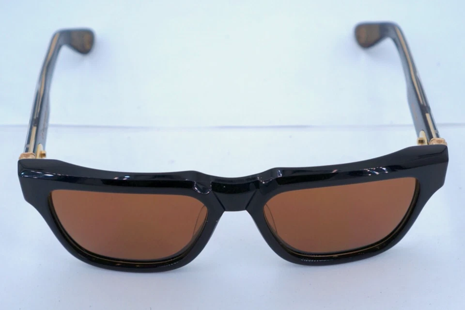 Gafas de sol negras enchapadas en oro de 18 quilates Chrome Hearts Foto 2 de 4