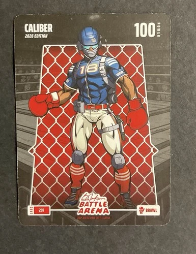 Caleb Williams CALIBER Brawl 2026 Bo Jackson Battle Arena Card 207 Chicago Bears