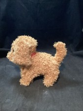 Realistic Animated Electronic Walking Barking Puppy Dog Brown Works G